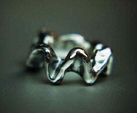 Silver Wave Ring