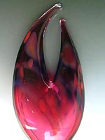 Pink Glass Lobster Claw